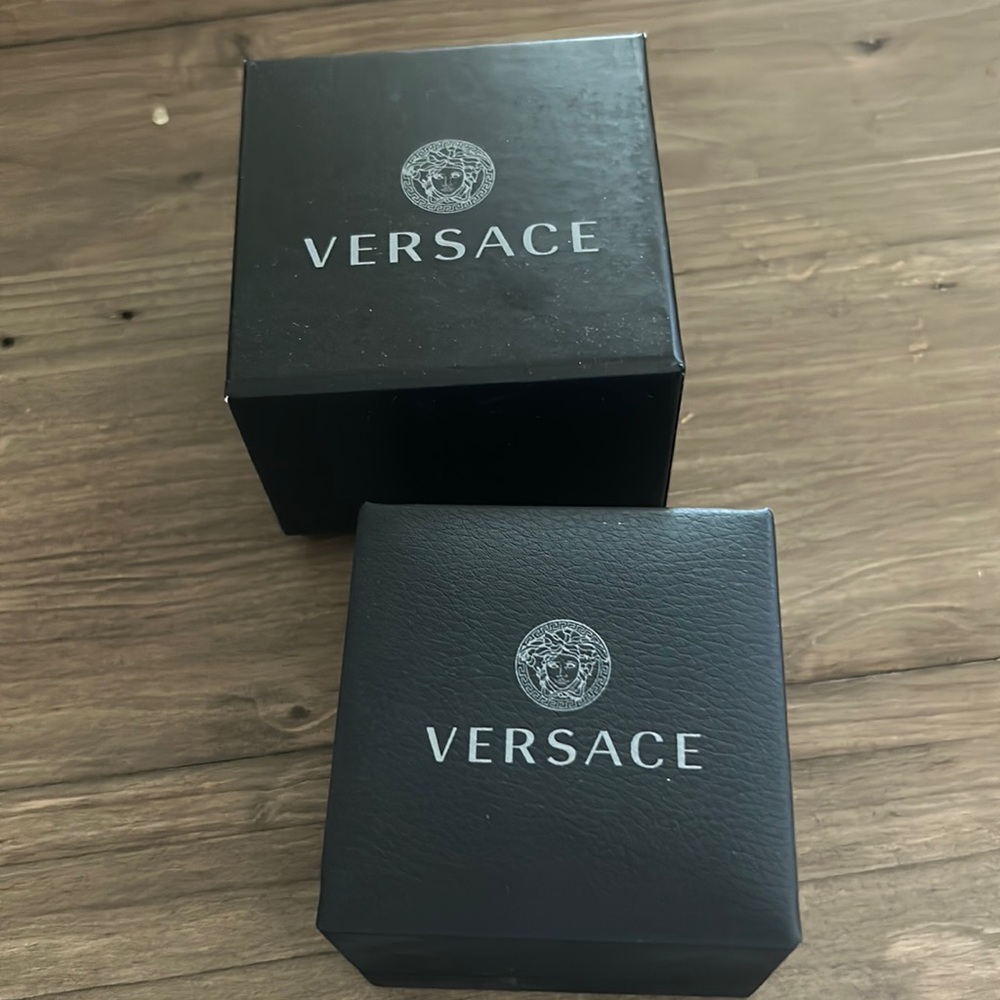 Versace hair clips sold separate each come with box excellent condition